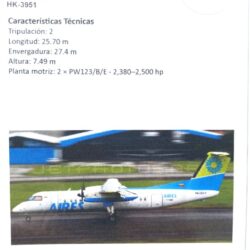Calcas Dash 8-200 AIRES – 1:200 – Orión Decals