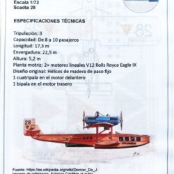 Calcas Dornier DO J Wal SCADTA – 1:72 – Orión Decals