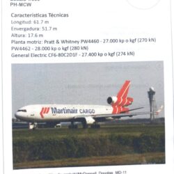 Calcas MD-11F MartinAir Cargo – 1:500 – Orión Decals
