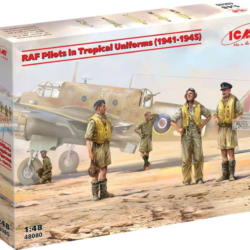 RAF PILOTS IN TROPICAL UNIFORMS – ICM 1:48