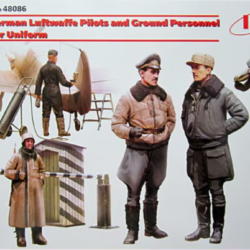 WWII GERMAN PILOTS & GROUND PERSONNEL (Winter) – ICM 1:48