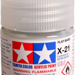 PINTURA ACRILICA TAMIYA  Flat Base X-21 x 10ml
