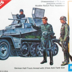 Sd.Kfz 250/9 RECONNAISSANCE HALF-TRACK – AURORA ESCI 1:72