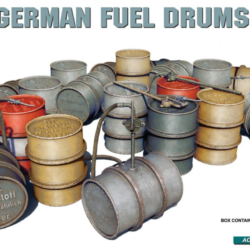 GERMAN FUEL DRUMS 200L – MINIART 1:48