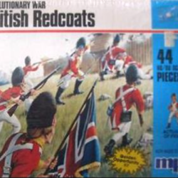 REVOLUTIONARY WAR BRITISH REDCOATS (44 Unid.) – MPC 1:76