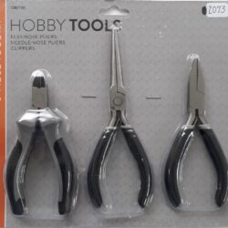 SET ALICATES – PINZAS x 3 – HOBBY TOOLS