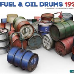 FUEL & OIL DRUMS 1930-50´s – MINIART 1:48