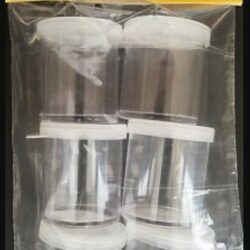ENVASES PLASTICOS (pequeños) CON TAPA HERMÉTICA x 6 – CS