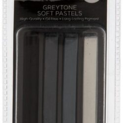 SET DE PASTELES MASTERS TOUCH TONOS GRISES x 4