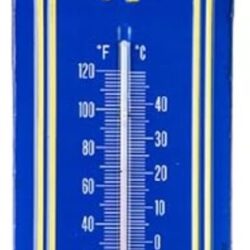 TERMOMETRO DECORATIVO «CHEVROLET» 10 x 31 cms